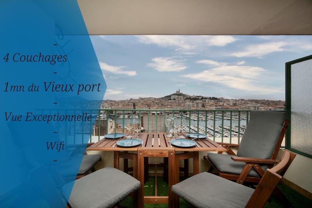 Terrace Apartment Old Port Exceptional View Марсель Екстер'єр фото
