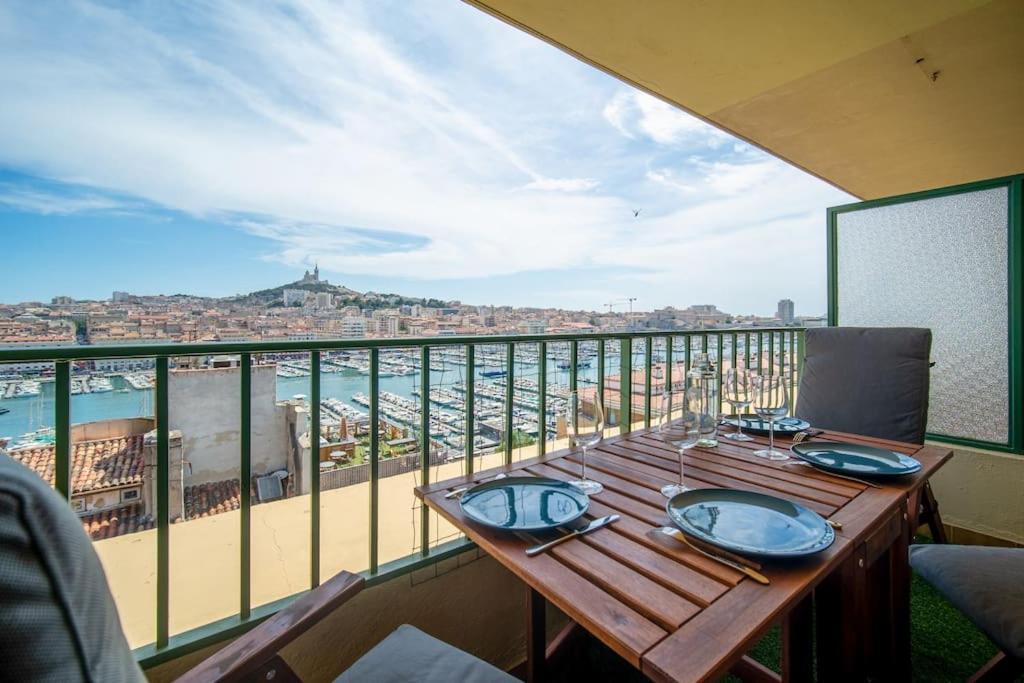 Terrace Apartment Old Port Exceptional View Марсель Екстер'єр фото